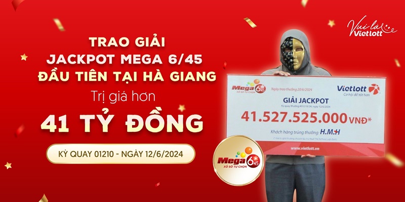 Hệ thống quy định về việc trả thưởng xổ số mega 6/45